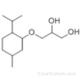 3 - [[5-Metil-2- (1-metiletile) cicloesil] ossi] propano-1,2-diolo CAS 87061-04-9